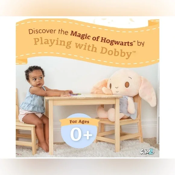 Harry Potter Cuteeze Dobby 25 inches plush toys cuddle for kids chritmas gift - Picture 4 of 7